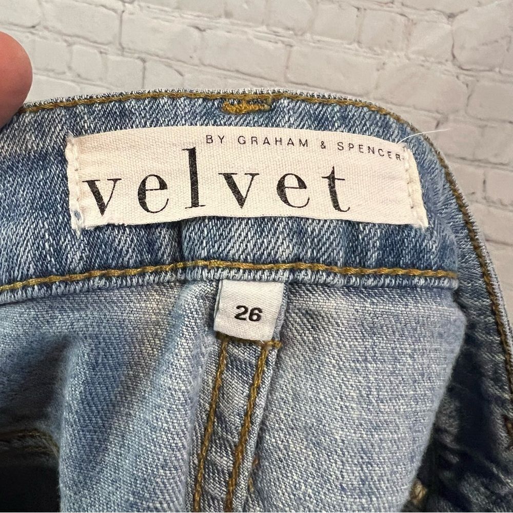 Velvet Jean Distressed Shorts size 26 - Picture 4 of 6